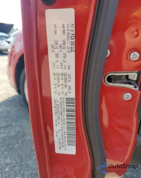 2016 Dodge Journey R/T из США, поврежденный, VIN 3C4PDCEG2GT178872